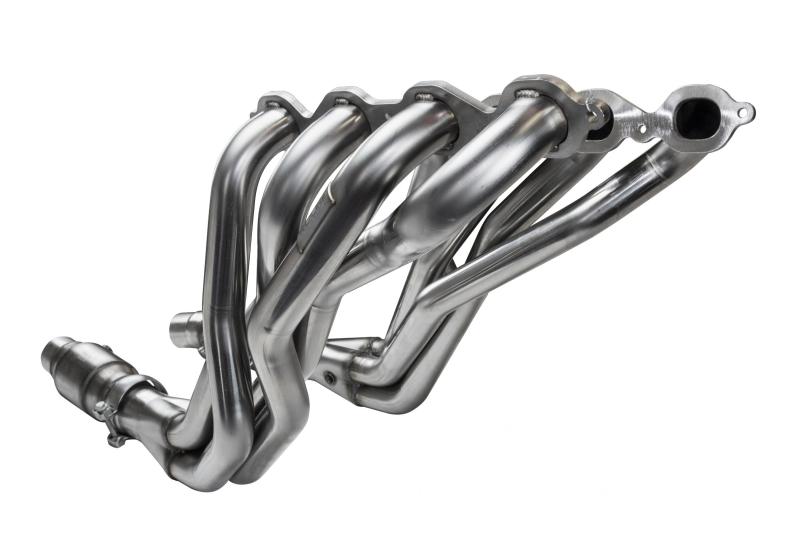 Kooks Headers 2016+ Chevrolet Camaro SS 1 7/8in x 3in Stainless Steel Longtube Headers with Green Catted Connection Pipes - photo 2