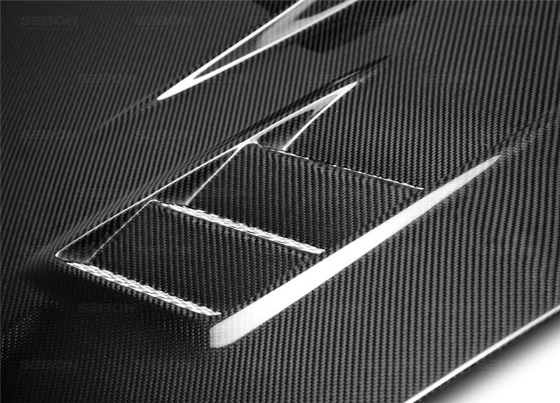 Seibon 2004-2005 Subaru WRX/STI CWII Carbon Fiber Hood - photo 4
