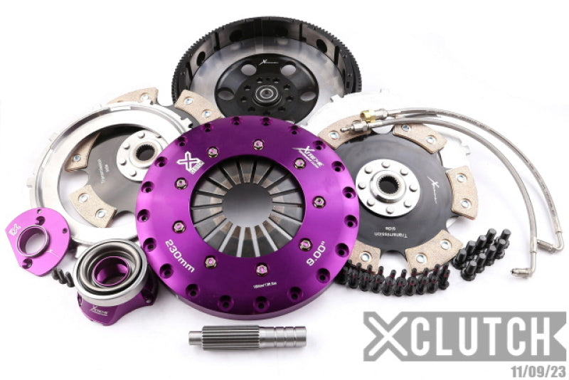 XCLUTCH 91-92 Porsche 911 Turbo 3.3L 9in Twin Solid Ceramic Clutch Kit