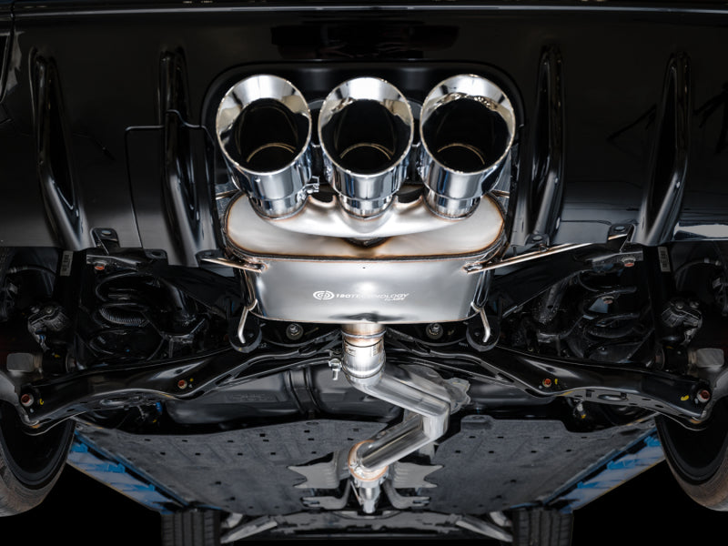 AWE Tuning 2023 Honda Civic Type R FL5 Touring Edition Exhaust with Triple Chrome Silver Tips - photo 5