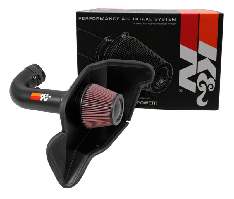 K&N 2016-2017 Ford Mustang Shelby 5.2L V8 Typhoon Cold Air Intake System (knn69-3538TTK) - photo 6