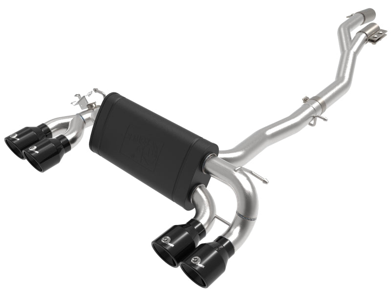 aFe MACH Force-Xp Exhausts Cat-Back SS 2019-2021 BMW M2 Competition L6-3.0L with Black Tips