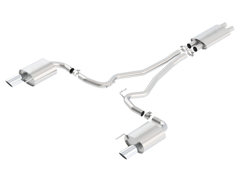 Borla Touring Cat-Back 2015 Ford Mustang GT 5.0L V8 MT/AT 2.5in pipe 4in tip