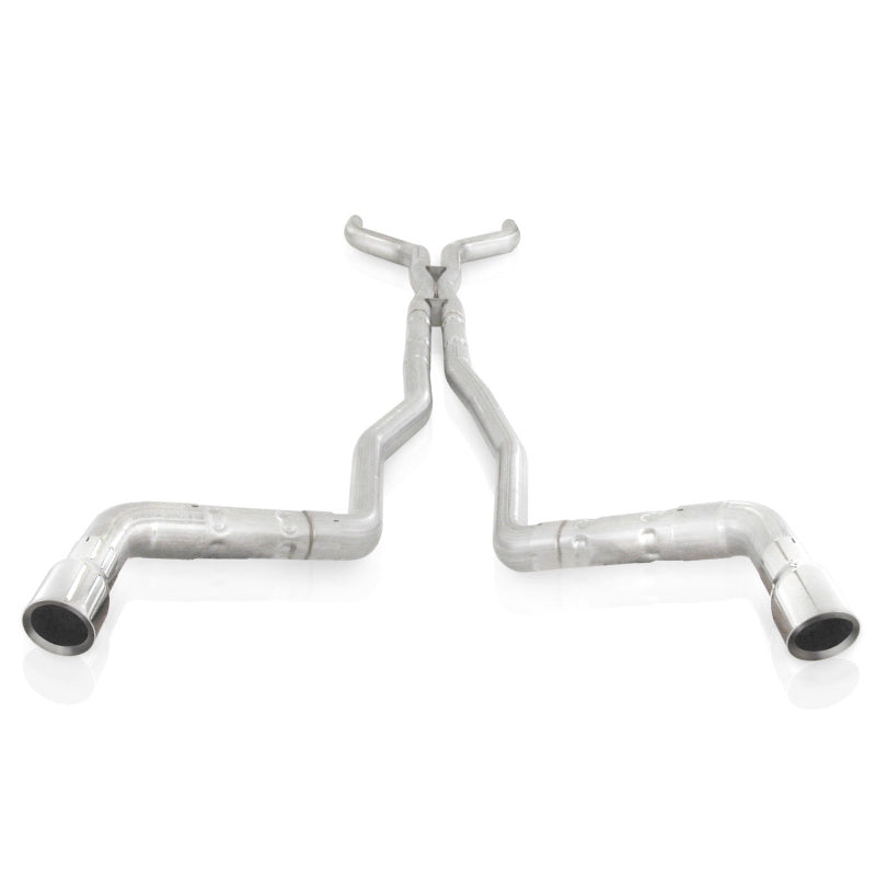 Stainless Works 2010-2015 Camaro 6.2L 3in Dual Chambered Cat-Back System X-Pipe Factory Connect - photo 2