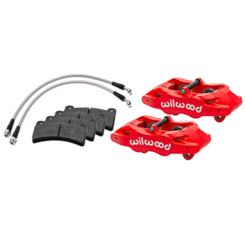 Wilwood 2005-2013 Chevrolet Corvette C6 Base DPC56 Rear Caliper Kit - Red