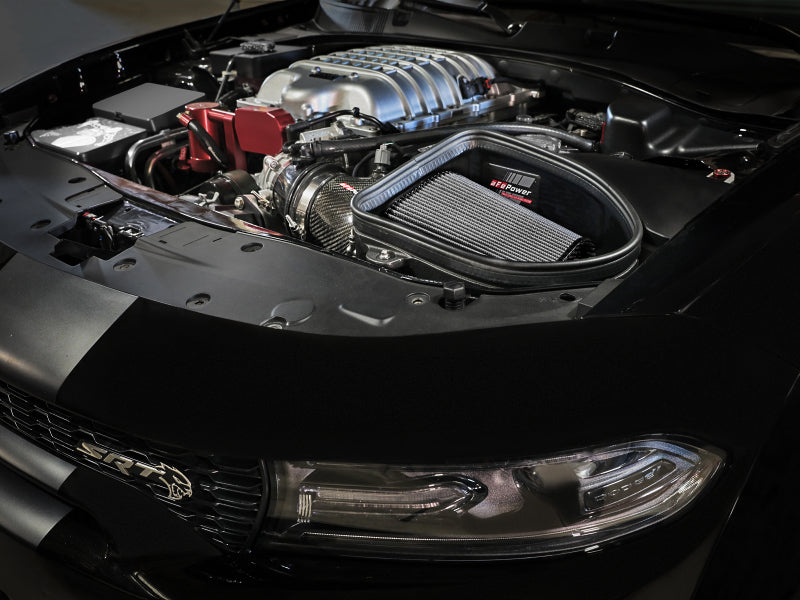 aFe Dodge Charger SRT Hellcat Redeye 2021-2023 V8-6.2L Track Series Stage-2 Carbon Fiber Intake System (afe57-10027D) - photo 8