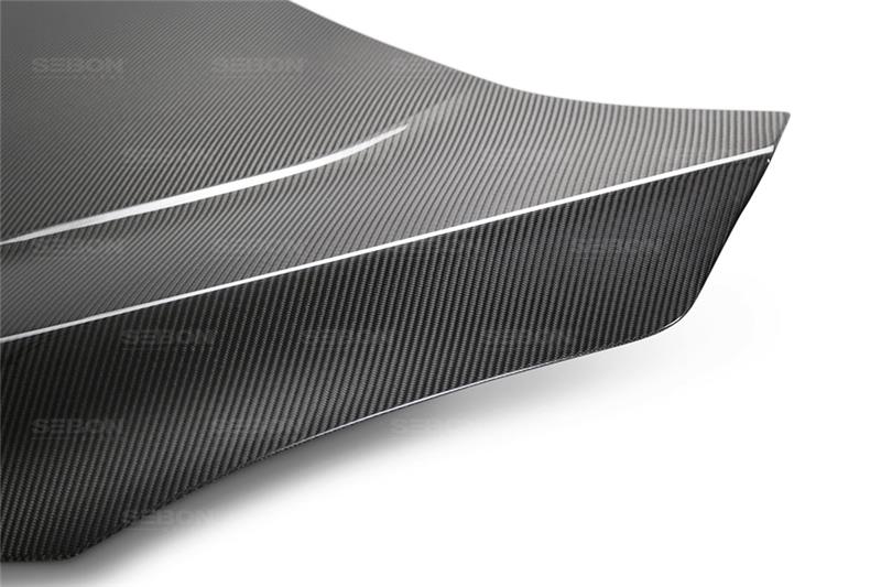 Seibon 2016-2017 Honda Civic Coupe/Sedan/Hatchback OEM Style Carbon Fiber Hood - photo 4