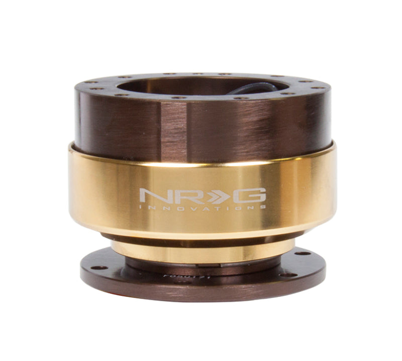 NRG Quick Release Gen 2.0 - Bronze Body / Chrome Gold Ring (SRK-200BR-CG) - photo 3