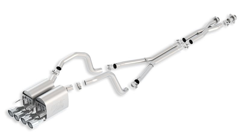 Borla 2005-2008 Chevrolet Corvette Coupe/Convertible 2dr 6.2L 8cyl AT/MT 6spd ATAK SS Cat-Back Exhaust - photo 4