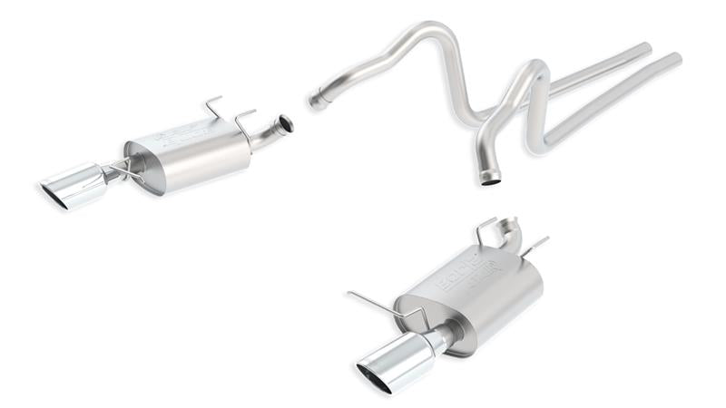 Borla 2011-2012 Ford Mustang 3.7L AT/MT RWD 2dr ATAK SS Cat-Back Exhaust - photo 4