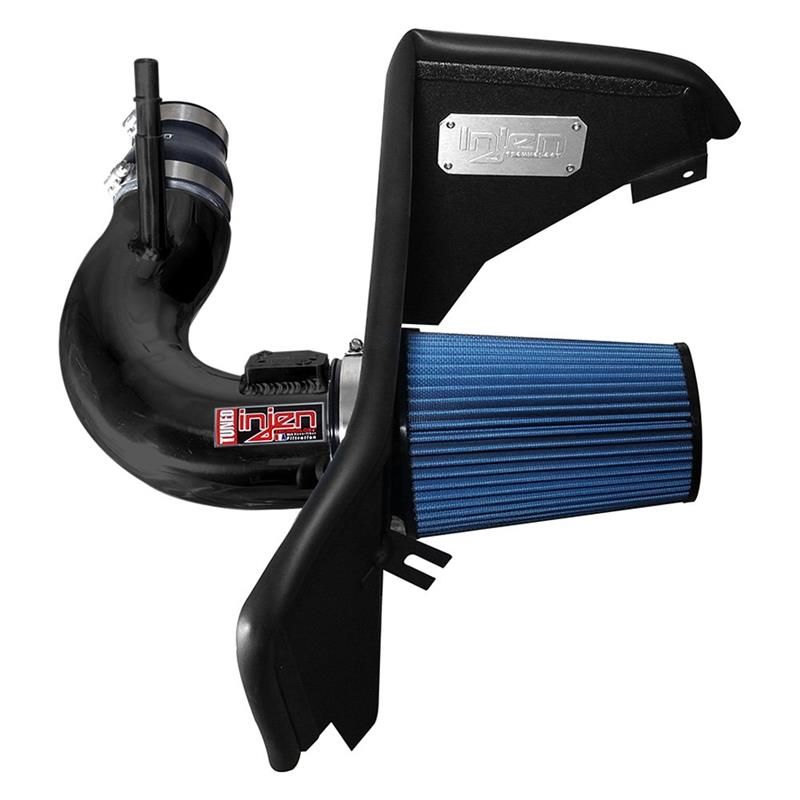 Injen 2016+ Chevy Camaro 2.0L Wrinkle Black Power-Flow Air Intake System (injPF7017WB) - photo 4