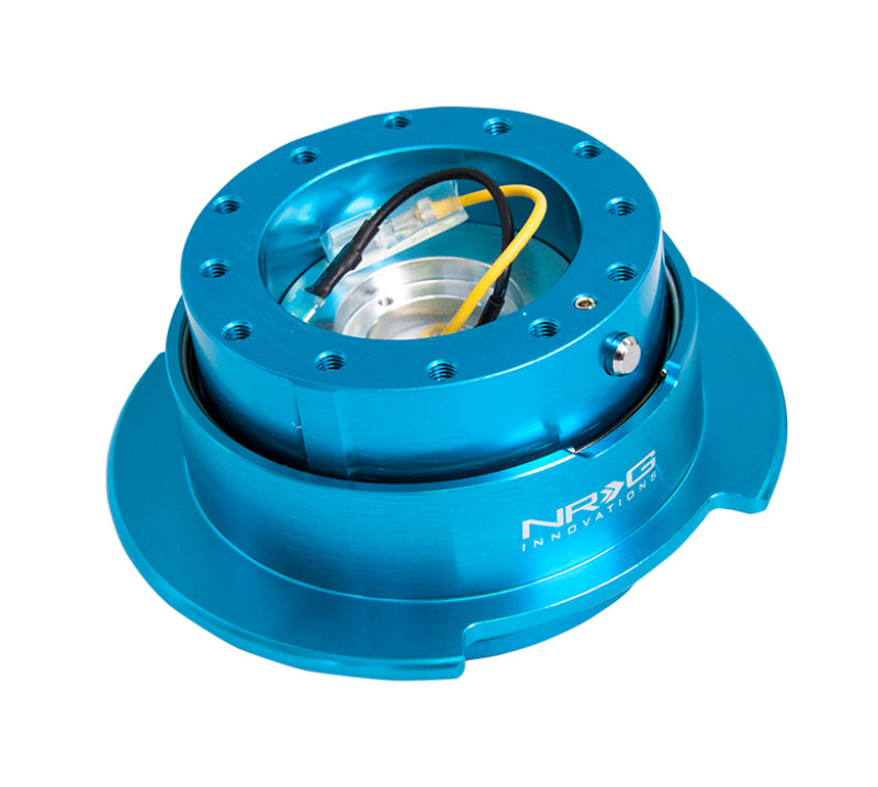 NRG Quick Release Kit Gen 2.5 - New Blue Body / Titanium Chrome Ring (SRK-250NB)