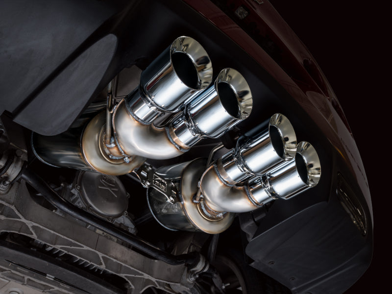 AWE Tuning 2005-2007 C6 Chevrolet Corvette 6.0L Touring Edition Axle-Back Exhaust with Chrome Silver Tips - photo 3