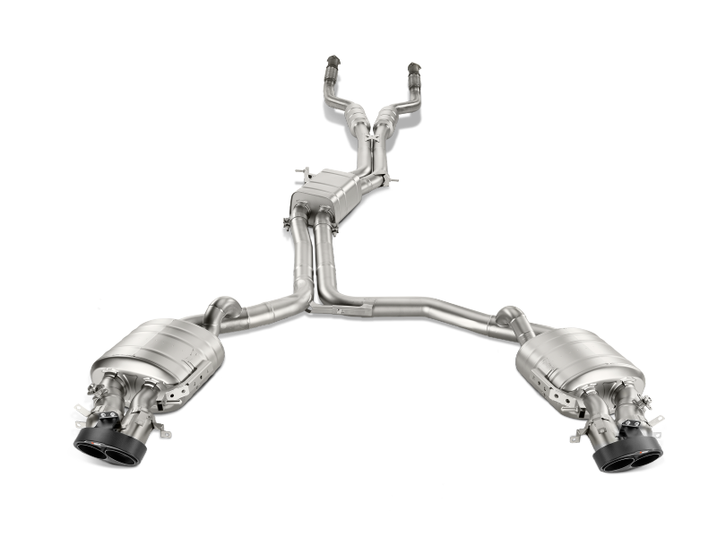 Akrapovic 2014-2017 Audi RS7 Sportback (C7) Evolution Line Cat-Back (Titanium) with Carbon Tips