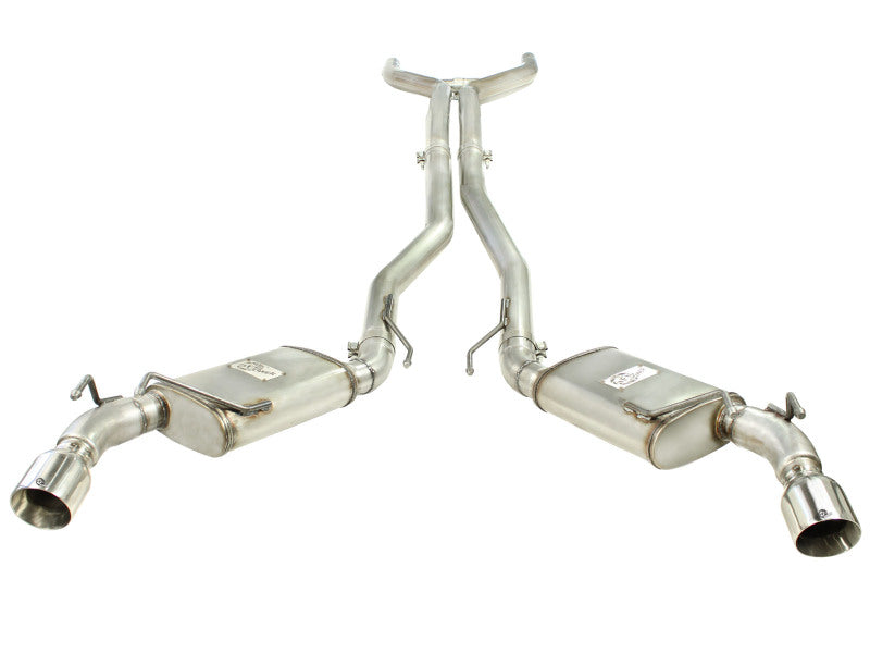 aFe MACH Force-Xp Exhaust 3in Stainless Steel Cat-Back 2010-2013 Chevrolet Camaro V8-6.2L (pol tip) - photo 4