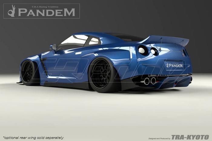 GReddy 2009-2017 Nissan GT-R R35 Pandem Wide Body V2 Rear Fenders - photo 5