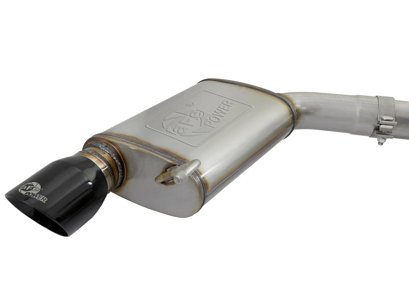 aFe MACH Force-Xp 3in 304 Stainless Steel Cat-Back Exhausts with Black Tips 2015-2017 Ford Mustang GT V8-5.0L/V6-3.7L - photo 5