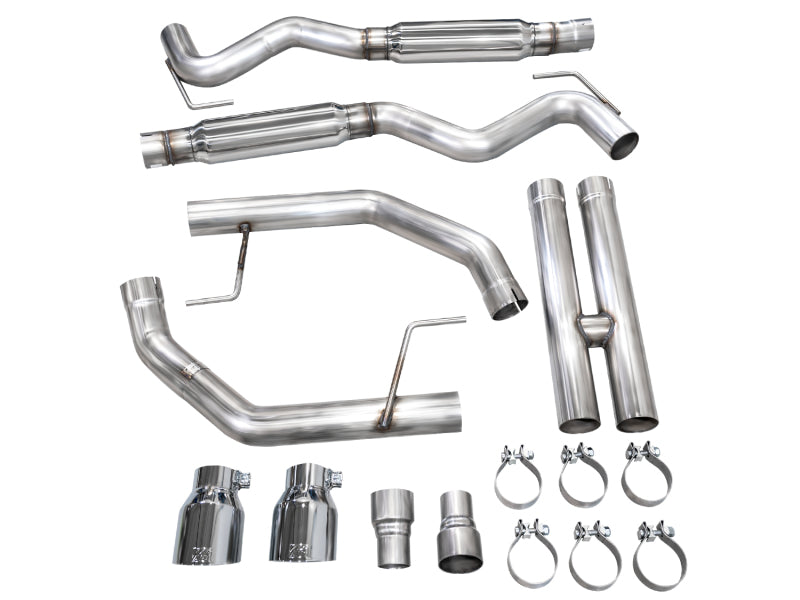 AWE Tuning 2024 Ford Mustang GT Fastback S650 RWD Track Edition Cat-Back Exhaust with Dual Chrome Silver Tips - photo 6