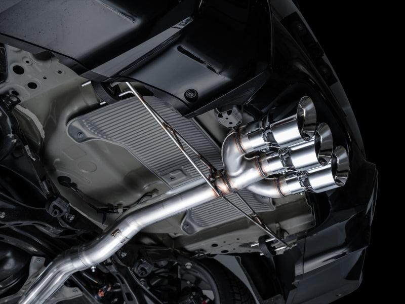 AWE Tuning 2024 Acura Integra Type S DE5 FWD Track Edition Exhaust with Triple Chrome Silver Tips - photo 2