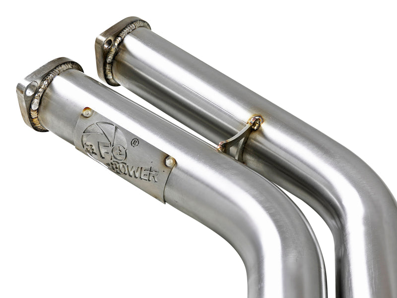 aFe Twisted Steel HDR X-Pipe 304 Stainless Steel 2001-2006 BMW M3 3.2L S54 - photo 5