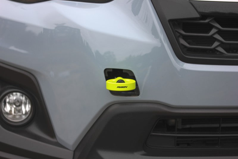 Perrin 22-26 Subaru WRX / 18-23 Crosstrek / 20-25 Outback XT Tow Hook Kit (Front) - Neon Yellow (PSP-BDY-237NY) - photo 6