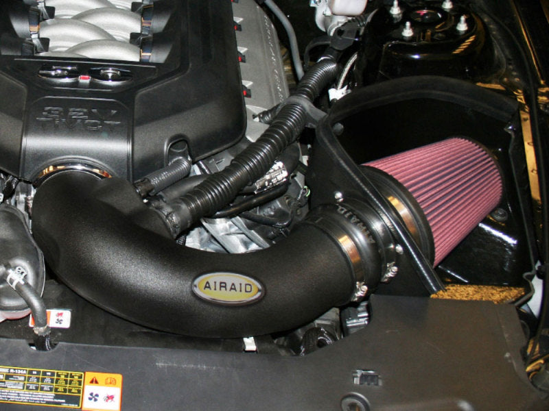 Airaid 2011-2014 Ford Mustang GT 5.0L Race Only (No MVT) MXP Intake System w/ Tube (Oiled / Red Media) (air450-303)
