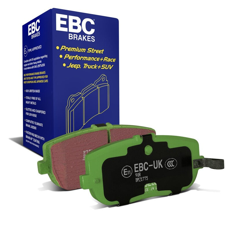 EBC Mazda Miata MX-5 (NC) Greenstuff 2000 Series Rear Brake Pads (DP21775)