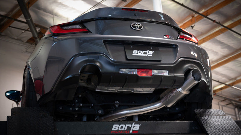 Borla 2022+ Subaru BRZ / 2022+ Toyota GR86 ATAK Cat-Back Exhaust - 4.5in Stainless Tips - photo 3