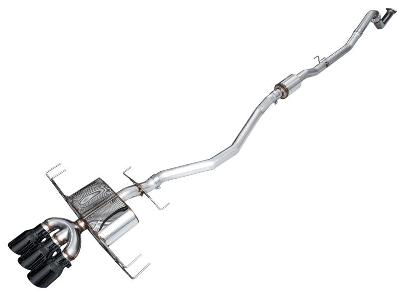 AWE Tuning 2024 Acura Integra Type S DE5 FWD Touring Edition Exhaust with Triple Diamond Black Tips