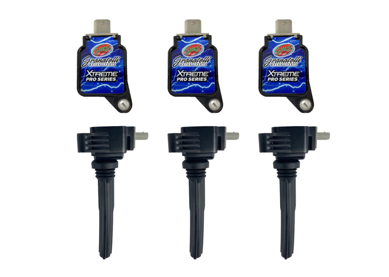 Granatelli Motor Sports 17-18 Ford EcoBoost 3.5TT Hi-Perf Coil-On-Plug Wire Conn Kit w/Coil Packs (65K Volts)
