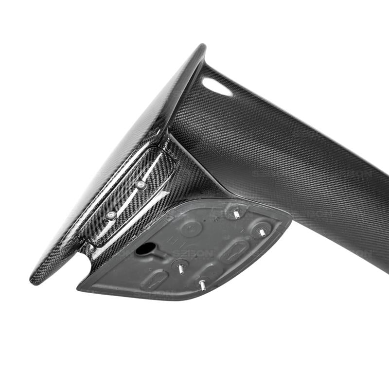 Seibon 2008-2010 Subaru WRX/STI 4dr OEM-style Carbon Fiber Rear Spoiler - photo 6