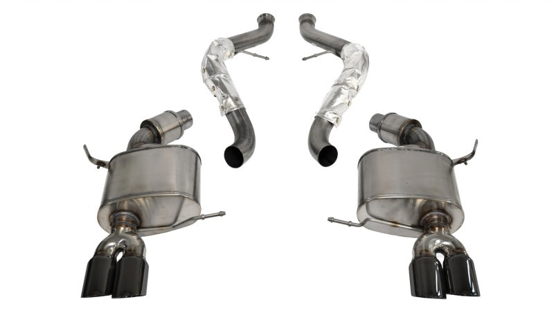 CORSA Performance 2008-2012 BMW M3 Convertible E93 Black Sport Cat-Back Exhaust