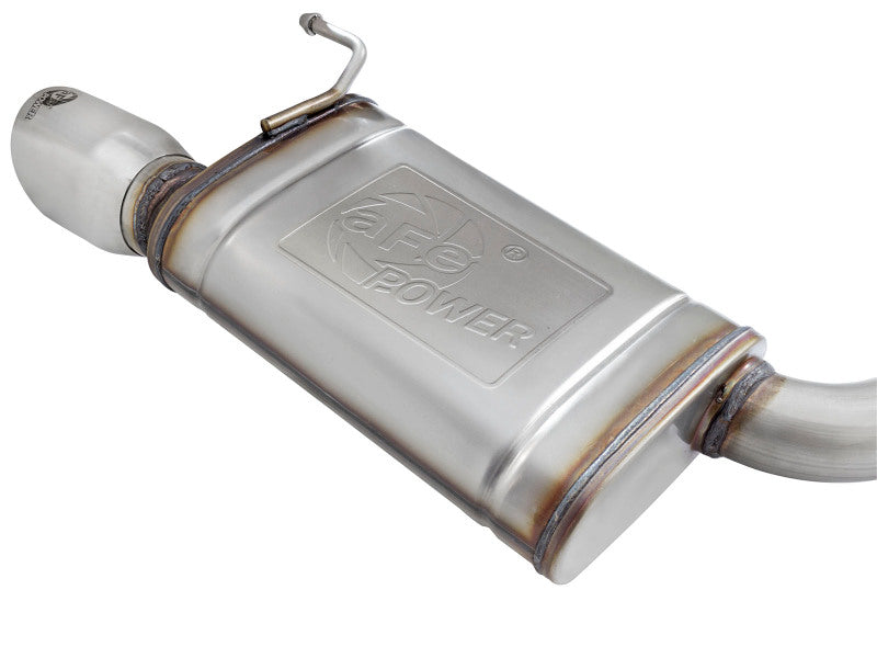 aFe MACH Force-Xp Exhausts Cat-Back 304 Stainless Steel Exhaust with Polished Tips 2015-2016 Ford Mustang EcoBoost 2.3L - photo 3