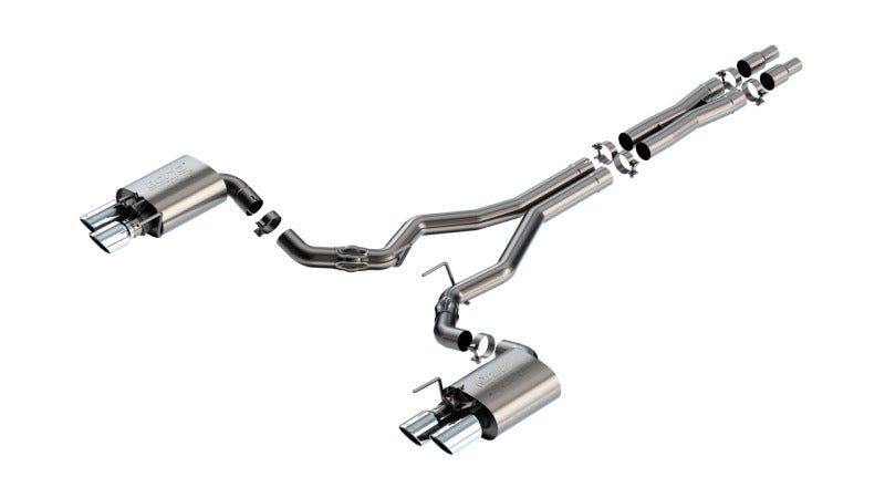 Borla 2024 Ford Mustang GT 5.0L V8 with Active Exhaust ATAK Cat-Back Exhaust System