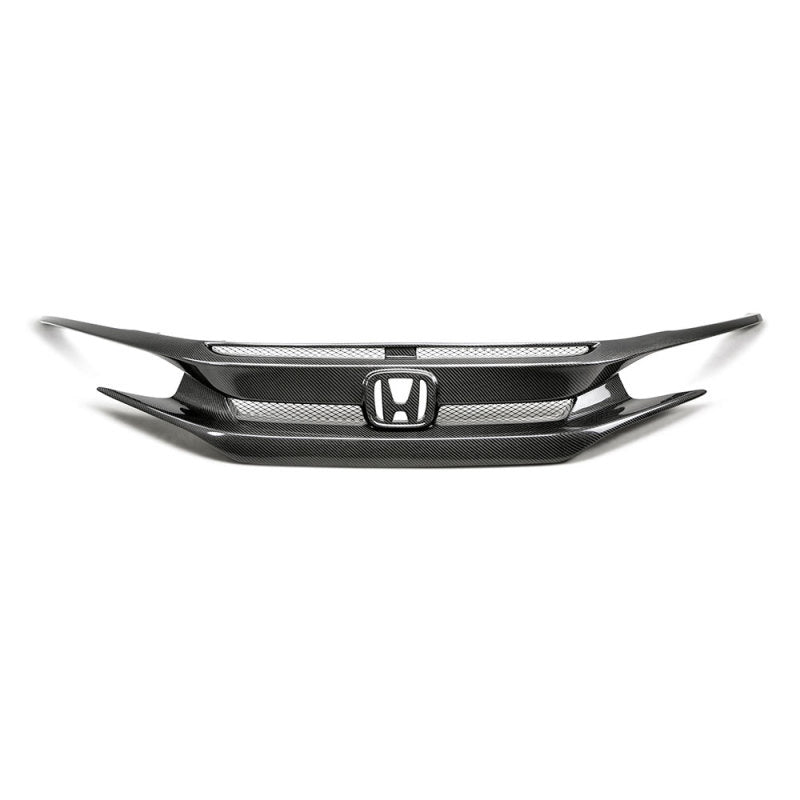Seibon 2016-2018 Honda Civic OEM-Style Carbon Fiber Front Grill - photo 2