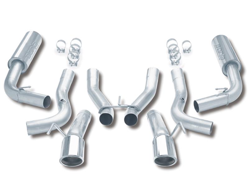 Borla 1996-2002 Viper GTS/R/T-10 Coupe/Convertible 2dr with 2.5in Inlets SS Cat-Back Exhaust System - photo 4