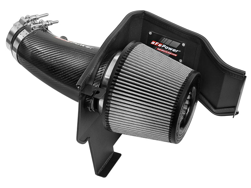 aFe POWER Magnum FORCE Carbon Fiber Stage 2 Pro Dry S CAIS - 2011-2018 Dodge Challenger/Charger V8-6.4L (afe51-12172-C)