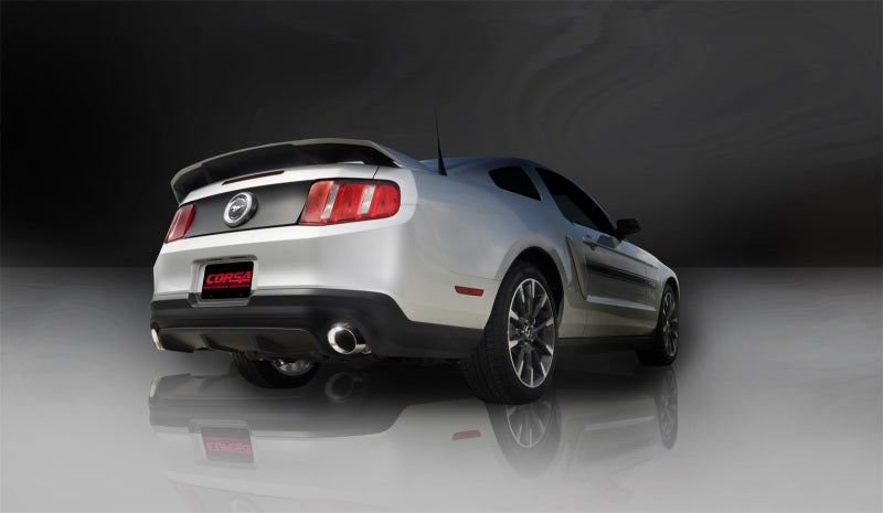 CORSA Performance 2011-2014 Ford Mustang GT/Boss 302 5.0L V8 Polished Xtreme Axle-Back Exhaust - photo 3