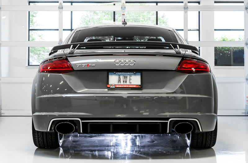 AWE Tuning 2018-2019 Audi TT RS 2.5L Turbo Coupe 8S/MK3 SwitchPath Exhaust with Diamond Black RS-Style Tips - photo 3
