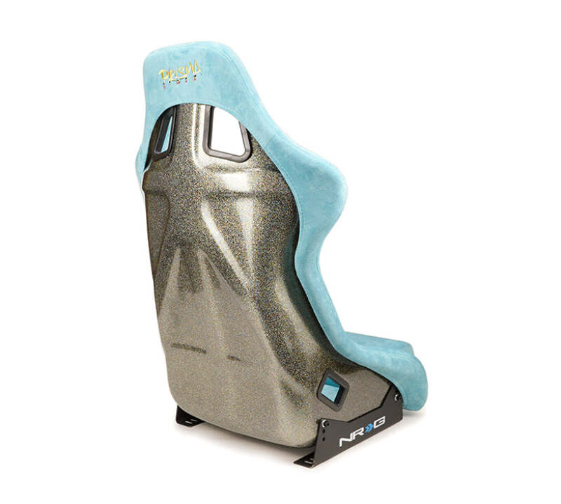 NRG FRP Bucket Seat ULTRA Edition W/ Grey Pearlized Back / Teal Microfiber Material - Large (FRP-302TL-ULTRA) - photo 5