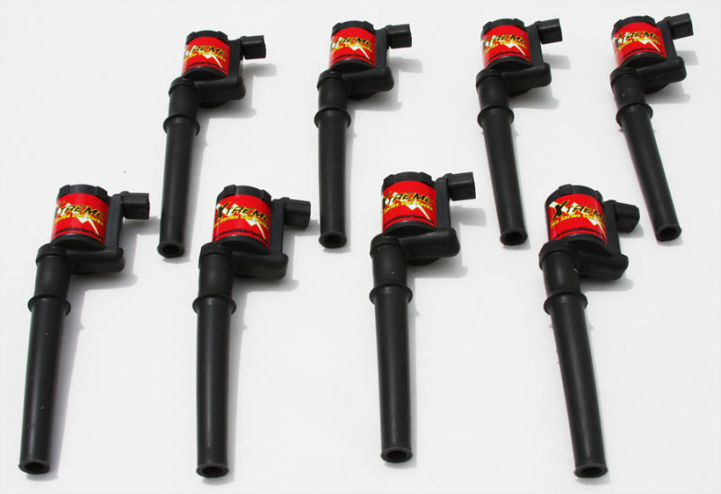 Granatelli Motor Sports 99-13 Ford 4.6L/5.4L/5.8L 4V Hi-Perf Coil-On-Plug Wire Conn Kit w/Coil Packs (65K Volts)