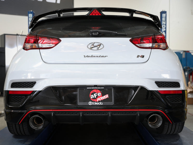aFe Power Axle-Back Exhaust - 2019-2020 Hyundai Veloster N L4-2.0L with Polished tips - photo 5