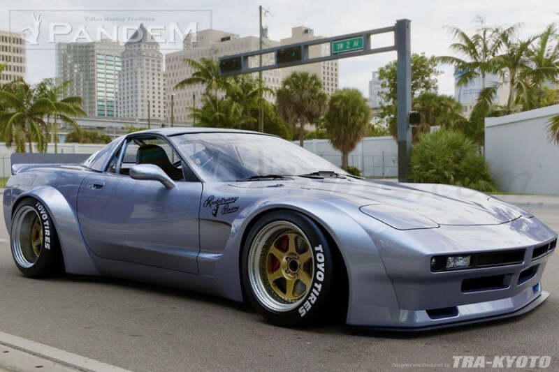 GReddy Pandem 1997-2004 Chevrolet Corvette C5 Fastback Coupe Rocket Bunny Full Widebody Aero Kit w/ Wing - photo 5