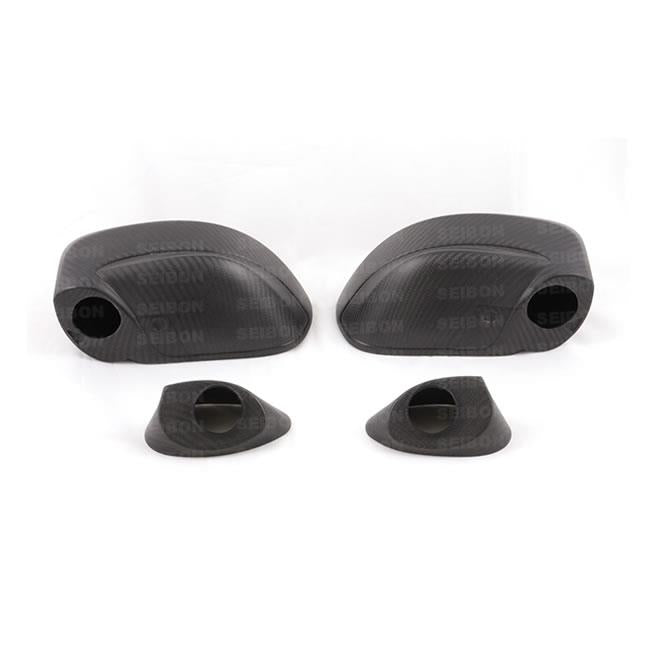 Seibon 2009-2010 Nissan GT-R R35 OEM Carbon Fiber Mirror Covers - photo 2