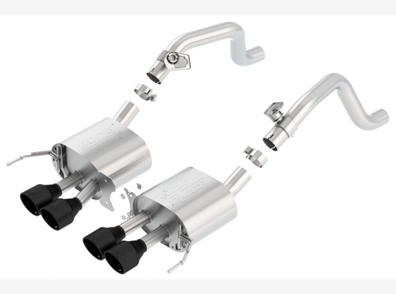 Borla 2014-2017 C7 Corvette Stingray Axle-Back ATAK Exhaust 2.75in to Muffler Dual 2.0in Out 4.25in Tip
