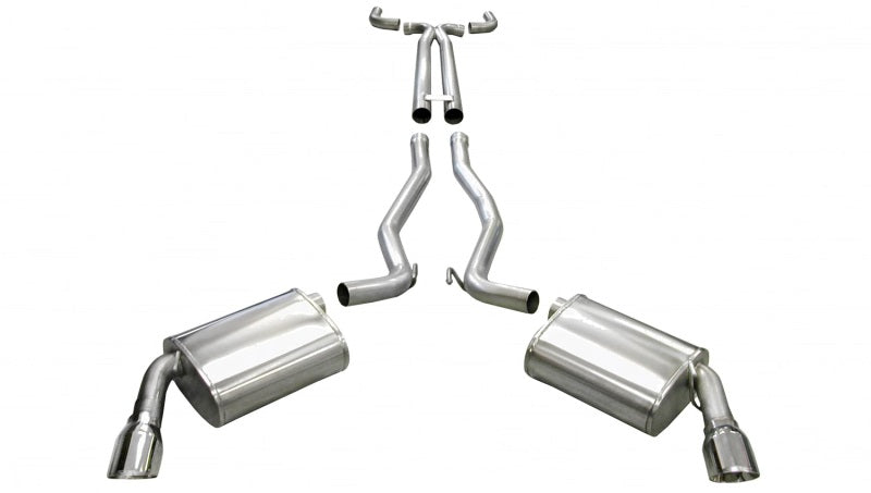 CORSA Performance 2011-2015 Chevrolet Camaro Convertible SS 6.2L V8 Manual Polished Sport Cat-Back + XO Exhaust - photo 2