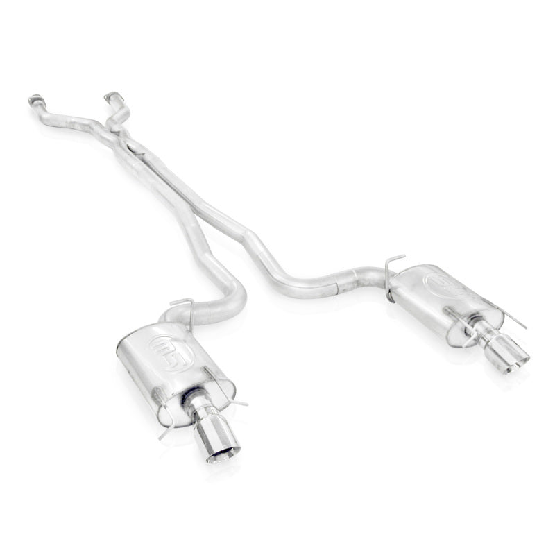 Stainless Works 2009-2015 Cadillac CTS-V Wagon 3in Cat-Back System X-Pipe S-Tube Mufflers 4in Tips