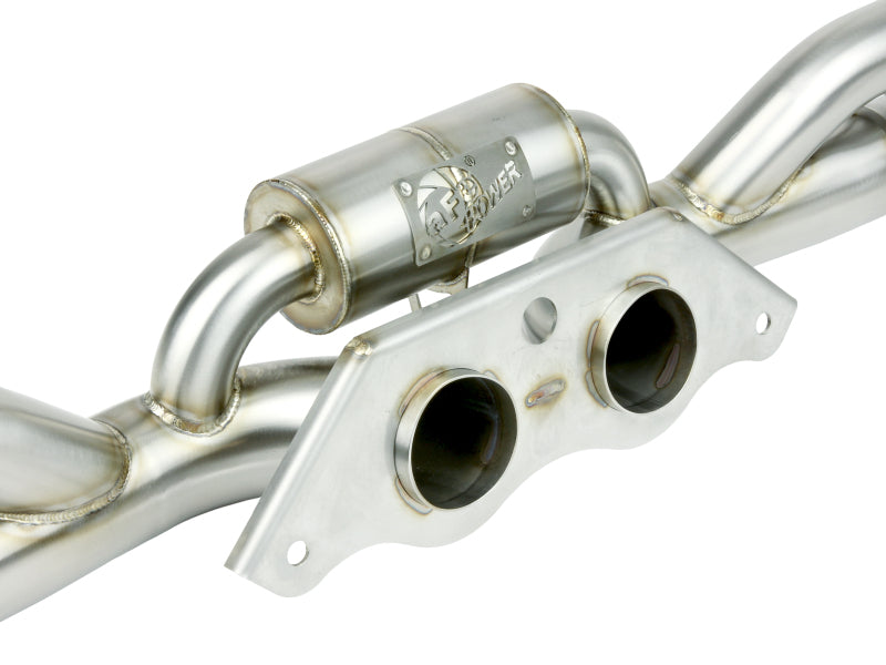 aFe Power MACH Force-Xp 304 Stainless Secondary Muffler Delete Pipe 2014-2019 Porsche 911 GT3 3.8L/4.0L - photo 4