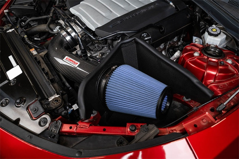CORSA Performance 2016-2024 Chevrolet Camaro SS 6.2L V8 Carbon Fiber Open Element Air Intake - Oiled (cor44018) - photo 3