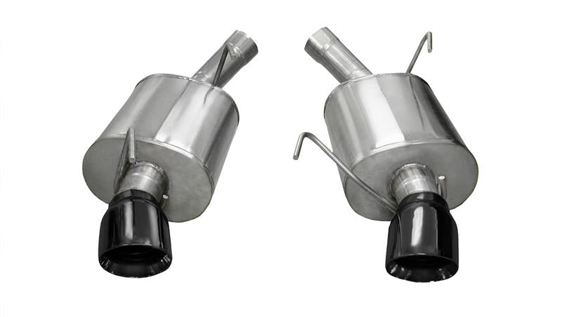 CORSA Performance 2005-2010 Ford Mustang Shelby GT500 5.4L V8 Black Sport Axle-Back Exhaust - photo 4